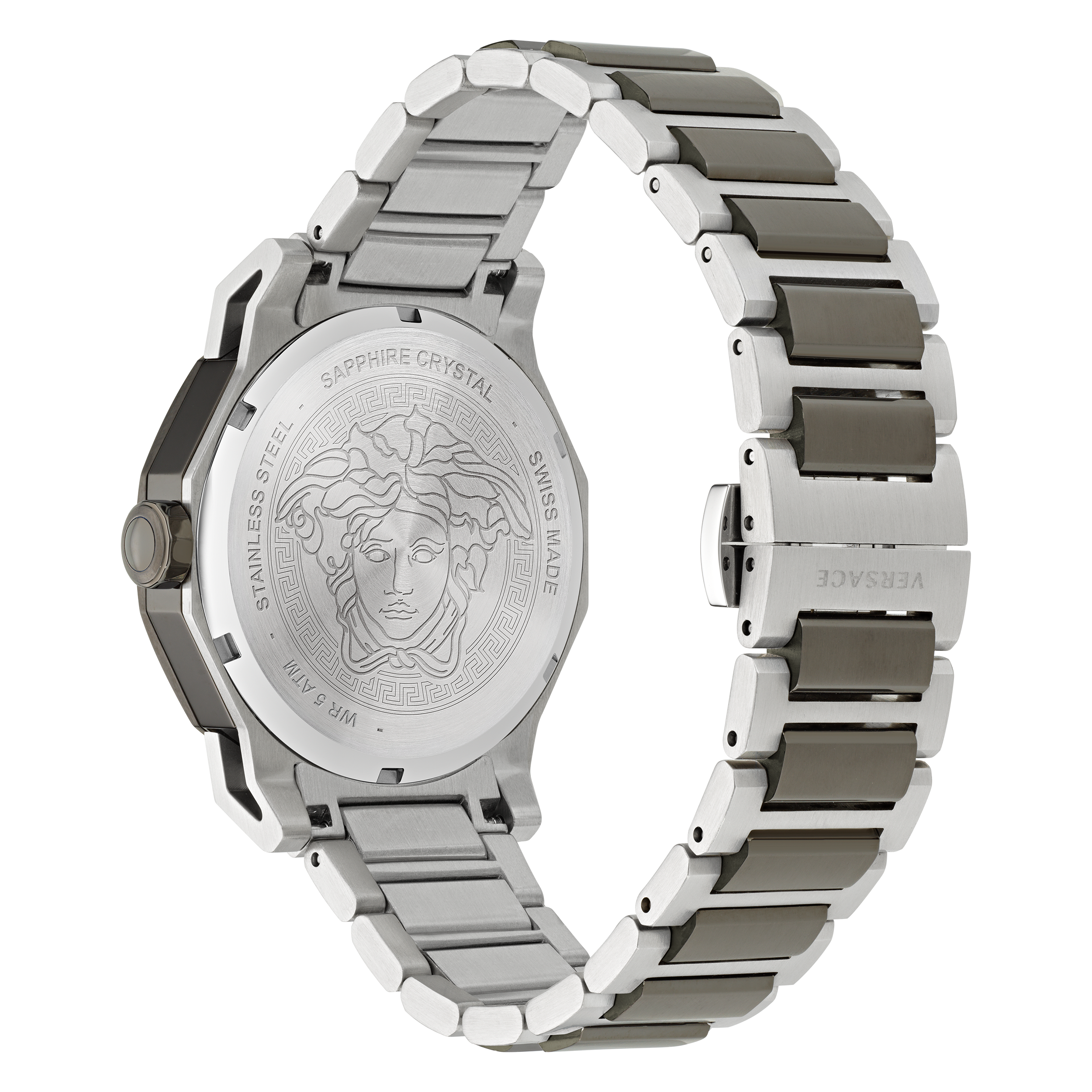 Pre-owned Versace Multicolour Womens Analogue Watch Medusa Deco Ve7b00523