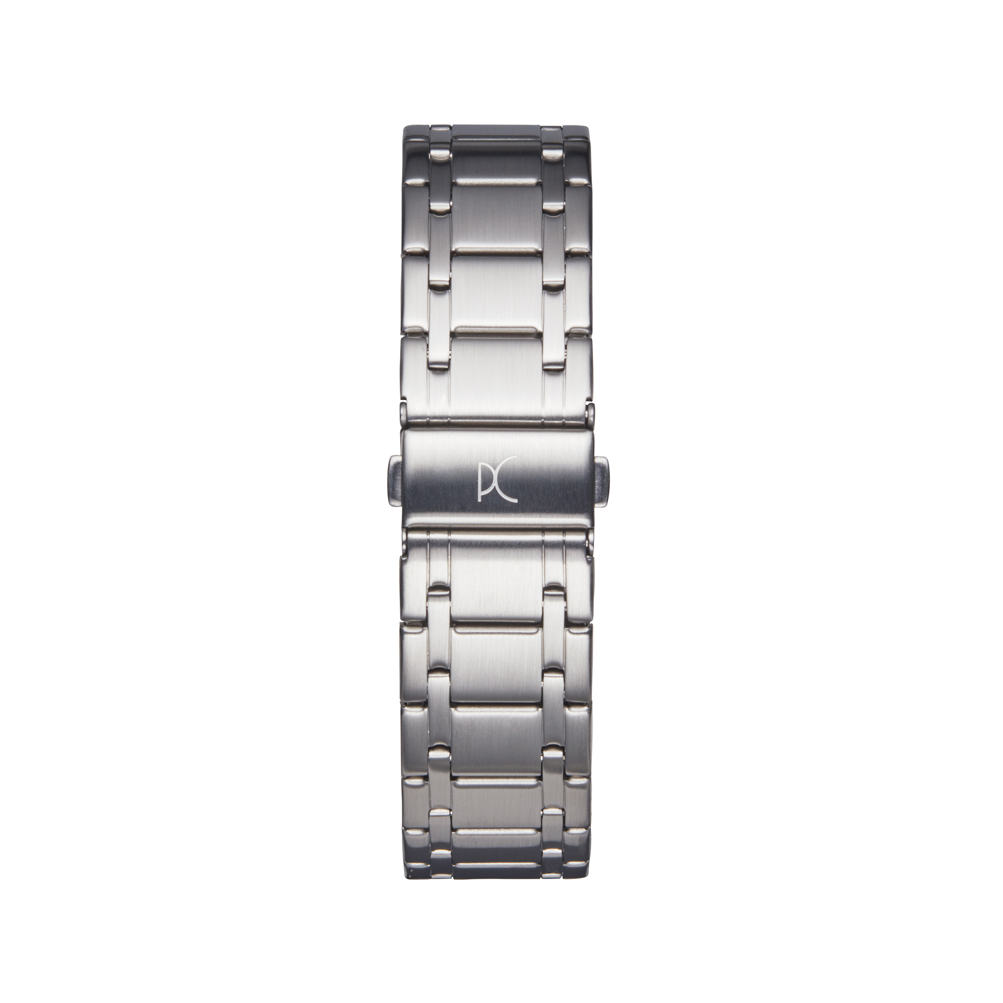 Montre-bracelet Pierre Cardin VPc3501WKK - Boîtier Acier Inoxydable Argenté, Cadran Noir, Bracelet Noir - Occasion Avec Pile Neuve