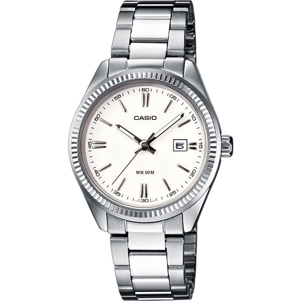 Casio Casio Collection Silber Damen Armbanduhr LTP-1302PD-7A1VEG_DE