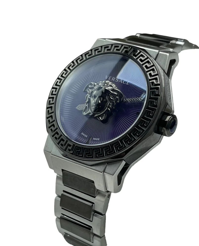 Pre-owned Versace Multicolour Womens Analogue Watch Medusa Deco Ve7b00523