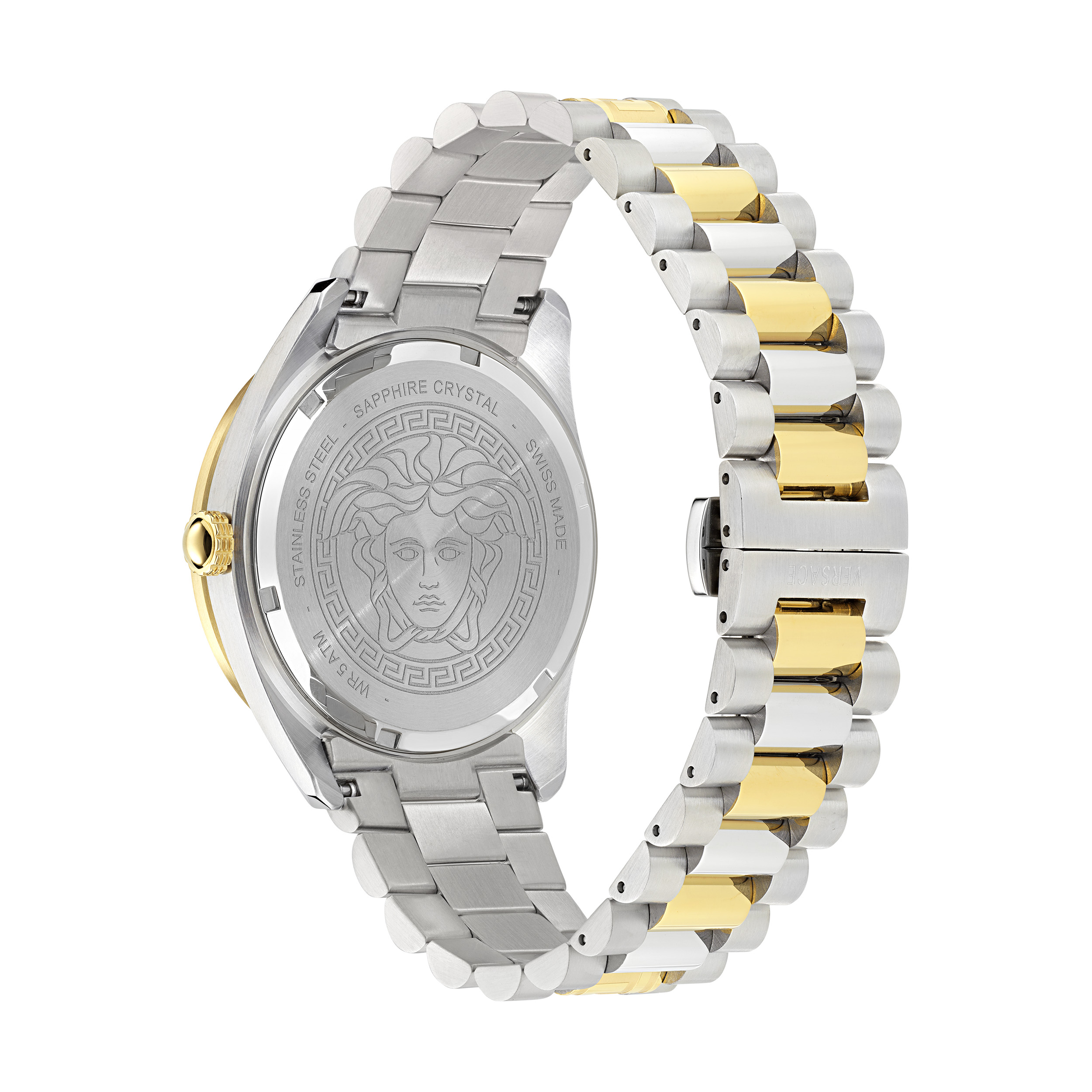 Pre-owned Versace Multicolour Mens Analogue Watch V-dome Ve8e00524