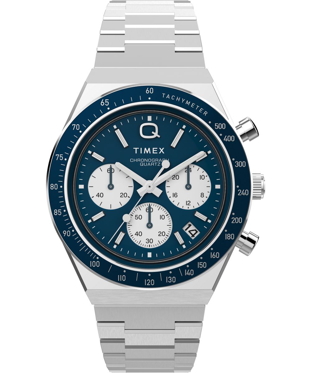 Timex Q Diver Chrono Silber Herren Armbanduhr TW2W51600_DE