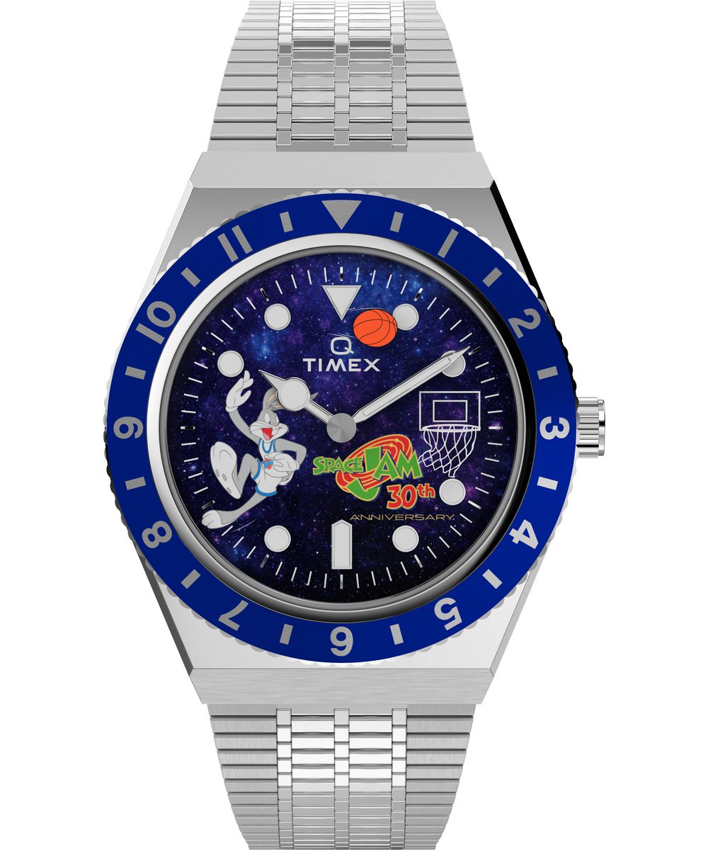 Timex Silver Mens Analogue Watch Space Jam 30th Anniversary X Limited Edition