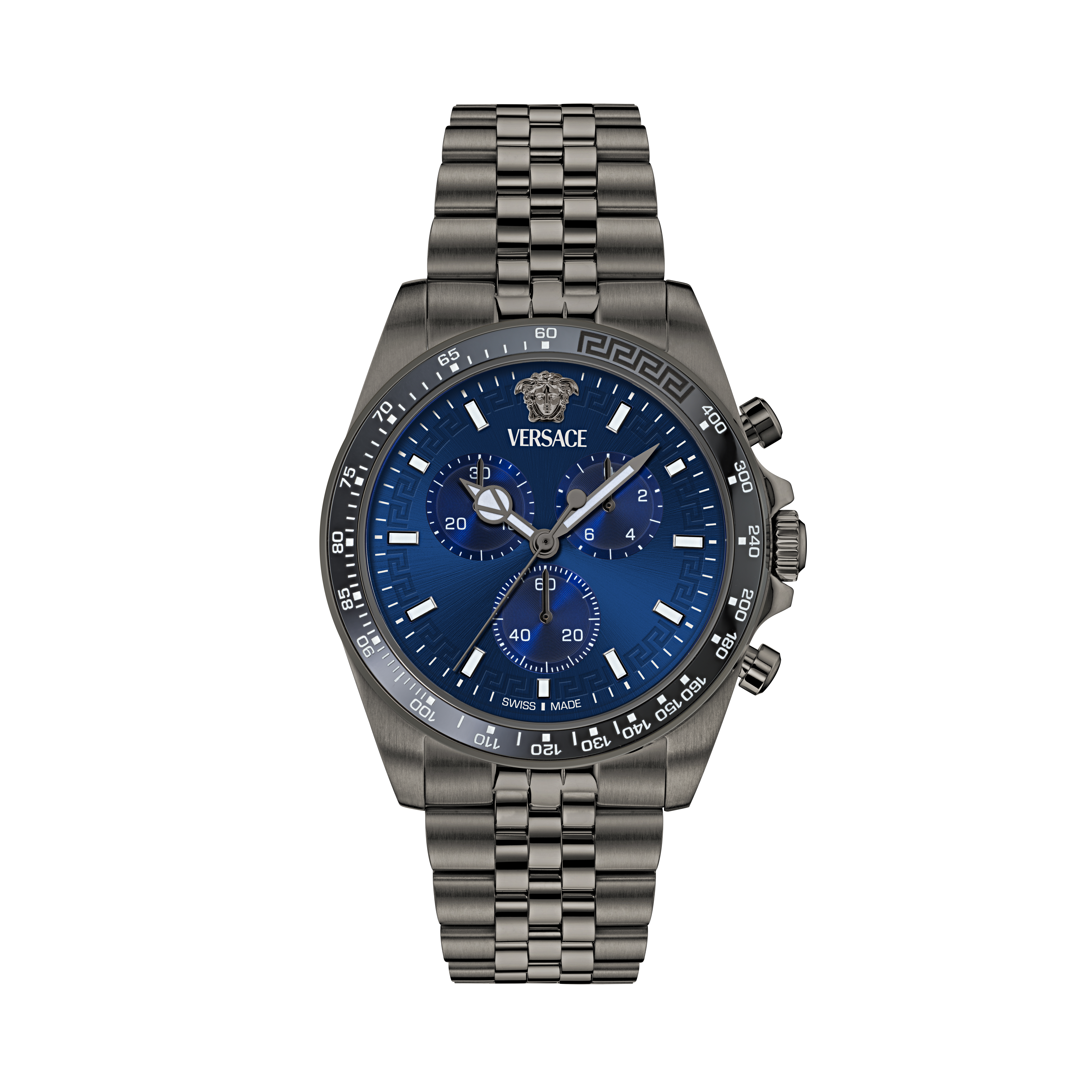Versace Gun Mens Chronograph Watch Greca Chr Wave VE0H00625