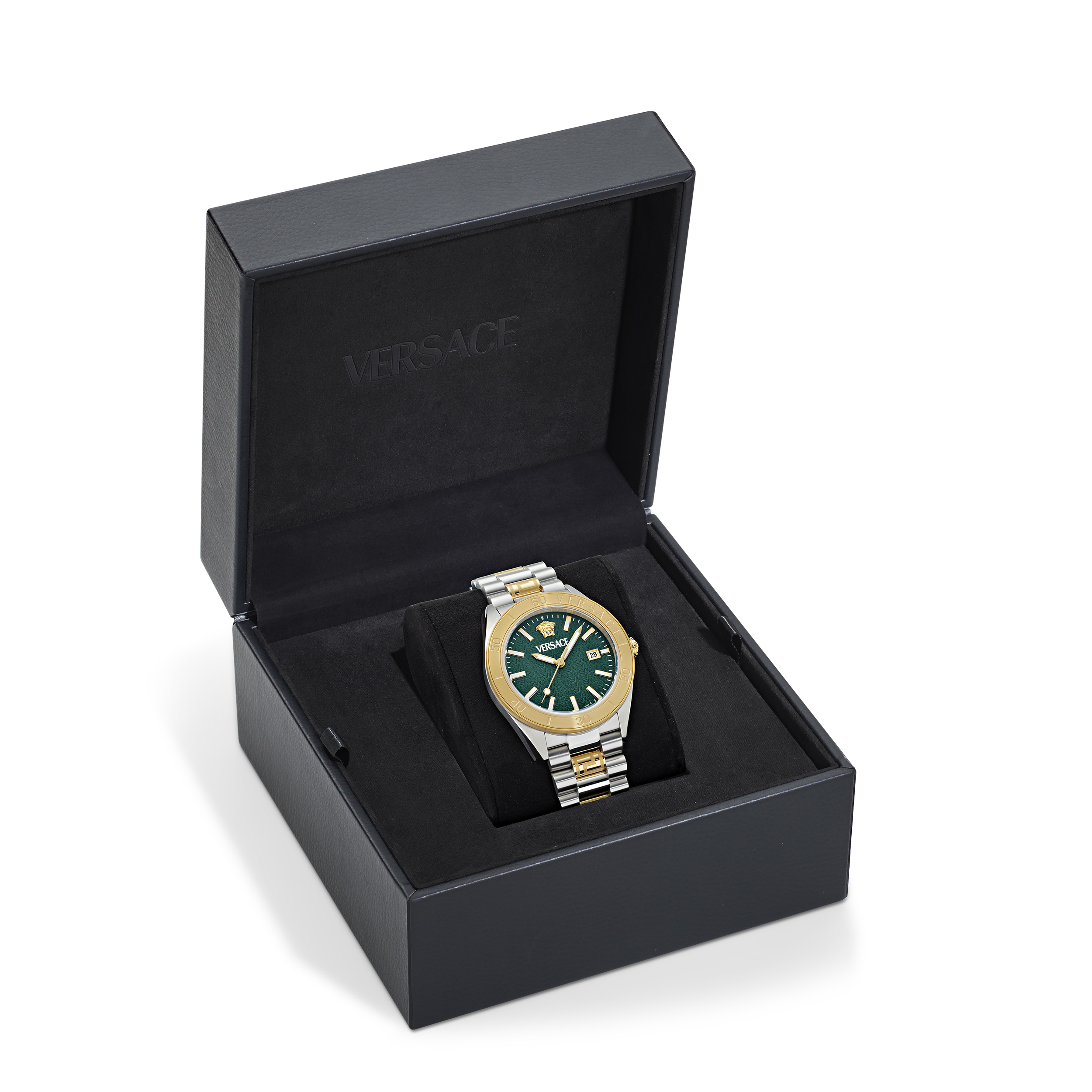 Pre-owned Versace Multicolour Mens Analogue Watch V-dome Ve8e00524
