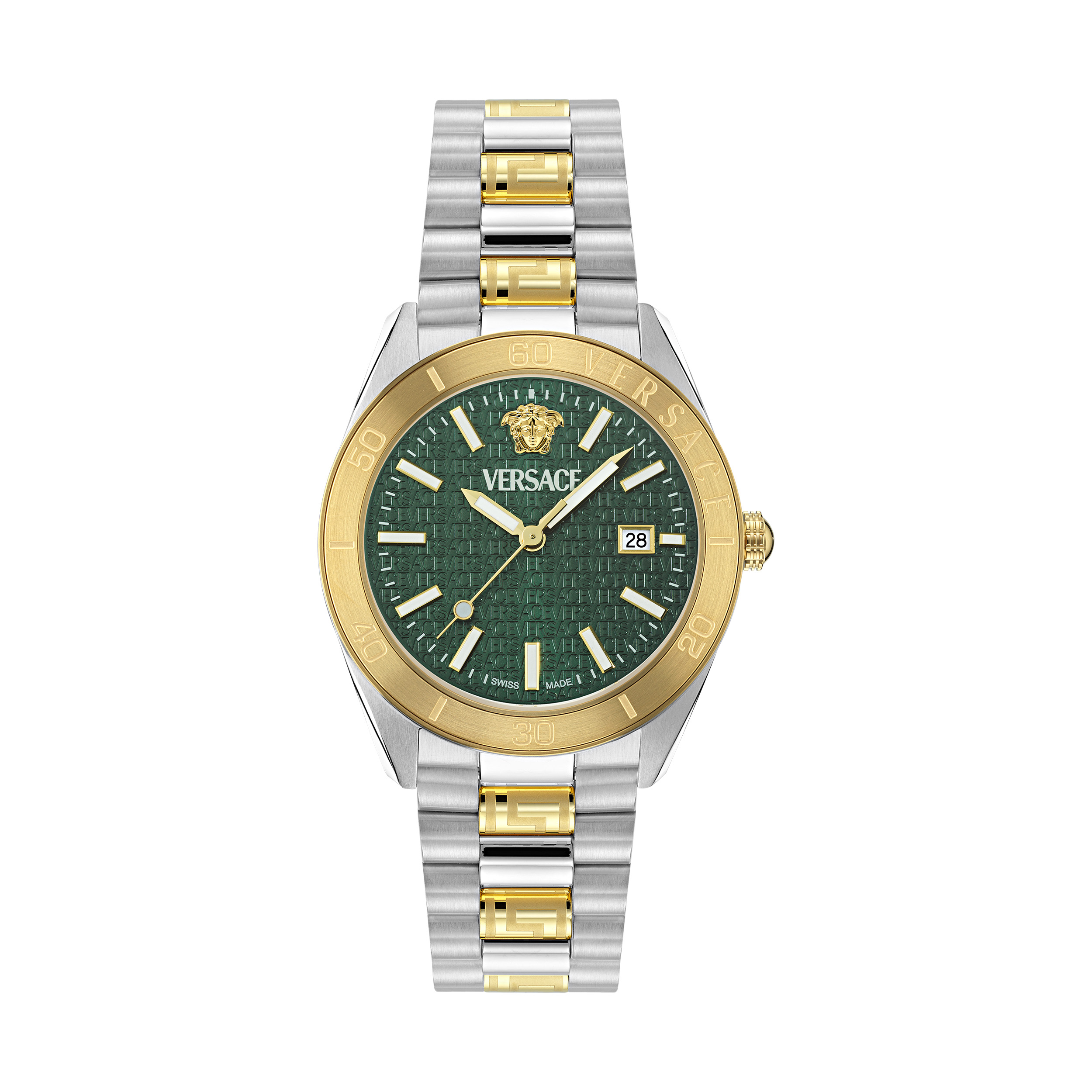 Pre-owned Versace Multicolour Mens Analogue Watch V-dome Ve8e00524