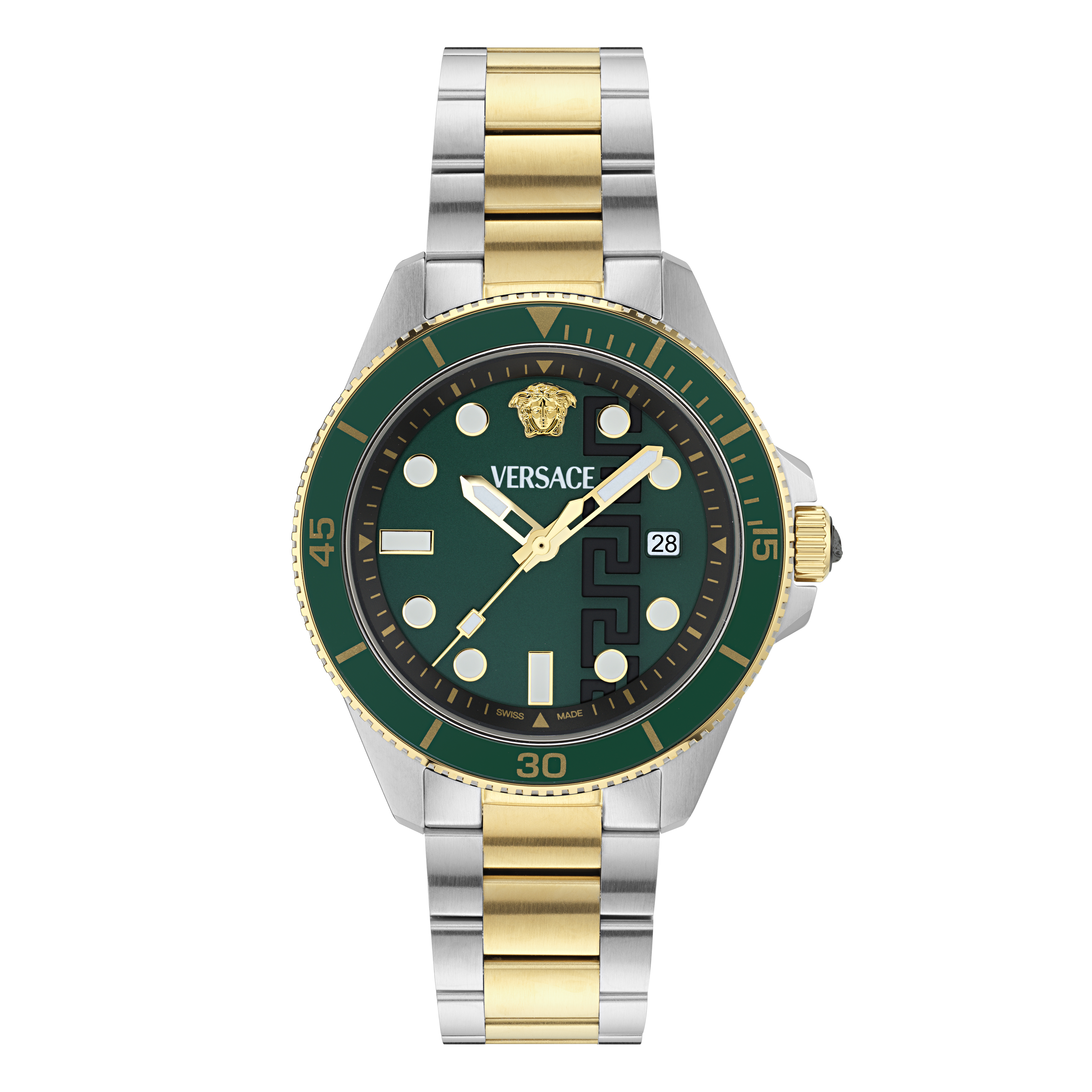 Versace Multicolour Mens Analogue Watch Greca Force VE5J00426